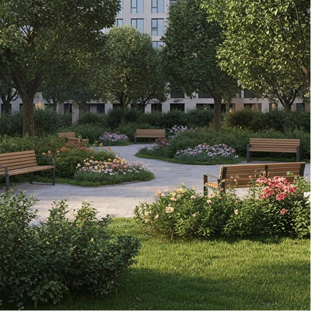 Благоустройство по стандартам Унистрой